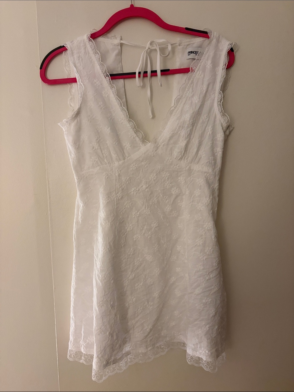 Princess Polly White Lace V-Neck Chemise